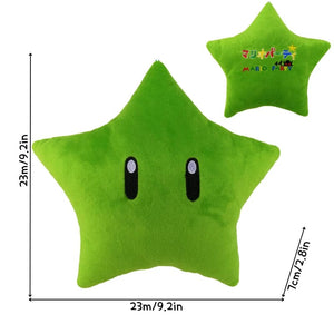 Planet Gates Green Super Star Kawaii Mario Bros Koopa Troopa Bob-omb Buddy Super Star Soft Plush Toy Funny Anime Stuffed Yellow Super Star Peluche Doll
