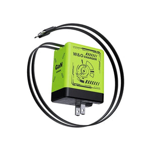 Planet Gates Green US XIAOMI GaN Charger Compatible with 120W Fast Charger Retractable Type-C ligting Cable Portable Adapter For iPhone iPad Samsung