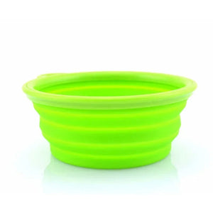 Planet Gates Green Without Buckle / 350ml 1000/350ml Solid Color Foldable Dog Bowl Food Container Collapsible Dog Bowl Water Dish Feeder Portable Water Bowl for Pet Cats