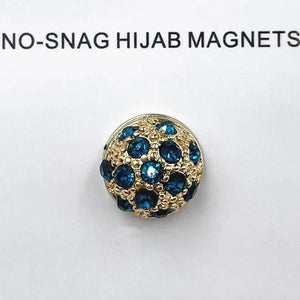 Planet Gates Green1 / CHINA Premium 1 Pair Triangle Strong Magnet Hijabs Clip Accessories Muslim Women's Safety No Hole Fixed Turban Scarf Pins Brooches