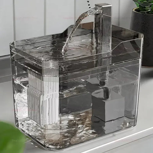 Planet Gates Grey / 1.5L 2026 new Cat Automatic Water Dispenser Drinking circulating filters flowing water intelligent pet automatic water dispenser