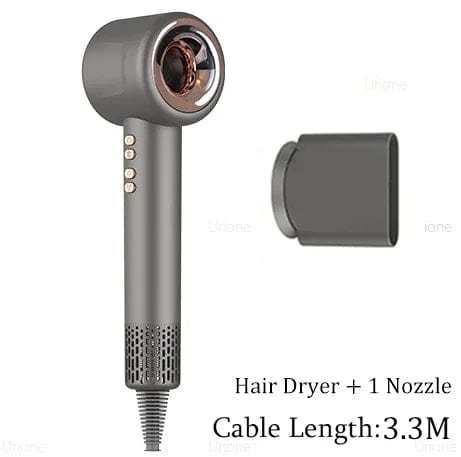 Planet Gates Grey 1 Parts / KR Professional Super Hair Dryer Personal Hair Care Styling Negative ion Salon Tool Constant Anion Electric Leafless Hair Dryers