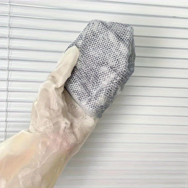 Planet Gates Grey (10 Pcs) 10 Pcs Silvery Cleaning Cloth, Dish Towel Reusable Non Stick Oil Dishcloth Pot Strong Rust Removal, Replacement Of Steel Wire Balls Rag, Multipurpose Wire Dishwashing Rags