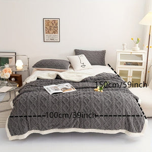 Planet Gates grey / 100*150cm 1pc Sherpa Blanket, To My Mother From Son Throw Blanket, Warm Cozy Soft Blanket For Couch Bed Sofa Office Camping