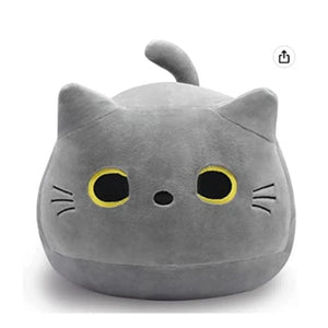 Planet Gates Grey / 30cm 10/30CM Cat Doll Small Pendant Cuddly Pillow Cushion Ins Black Cat Plush Toy Doll for Girl Gift Plushie Stuffed Toys