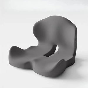 Planet Gates Grey / 44x42x32cm Memory Foam One-piece Cushion Office Cushion Hip Beautification Spine Relief And Waist Support Cushion