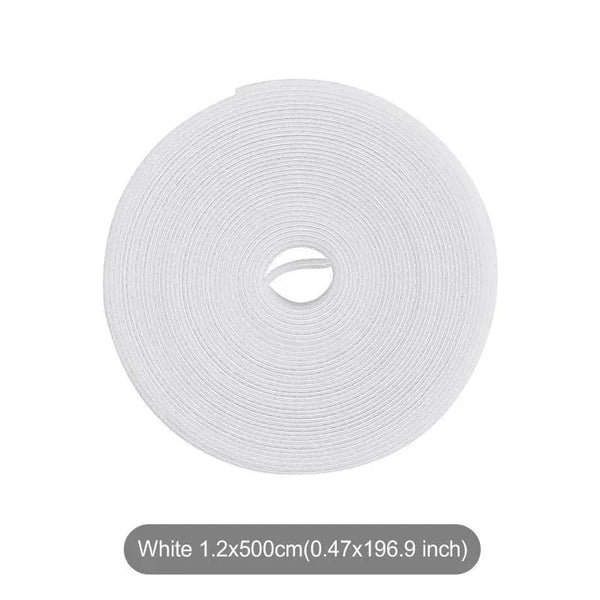 Planet Gates Grey 5m Cable Order Reusable Cable Organizer Desk Wire Winder Cable Tie Organizer Data Line Protection Storage Gadget