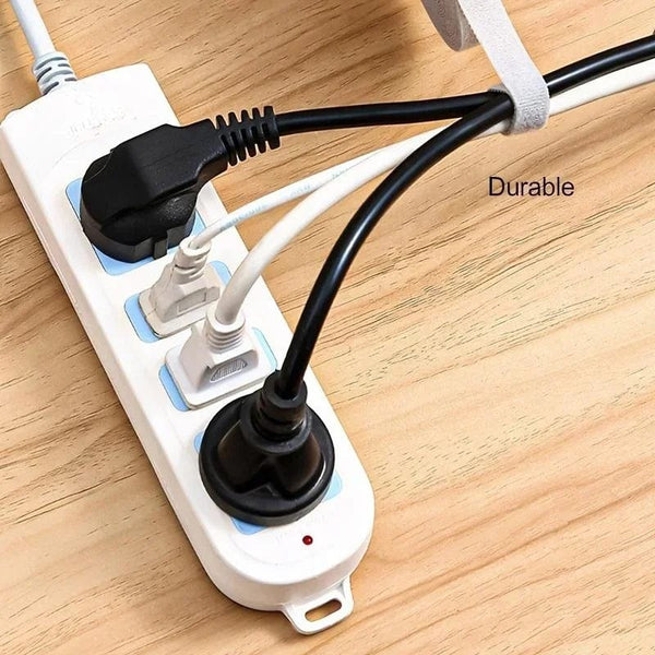 Planet Gates Grey 5m Cable Order Reusable Cable Organizer Desk Wire Winder Cable Tie Organizer Data Line Protection Storage Gadget