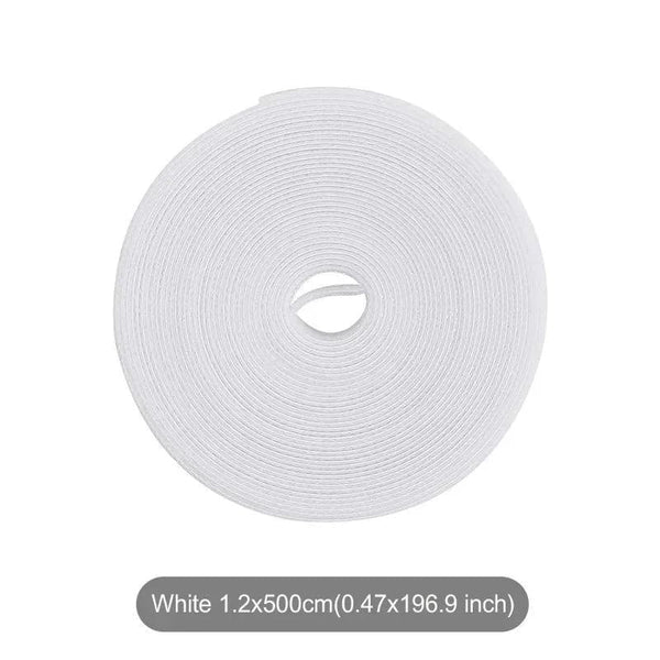 Planet Gates Grey 5m Cable Order Reusable Cable Organizer Desk Wire Winder Cable Tie Organizer Data Line Protection Storage Gadget