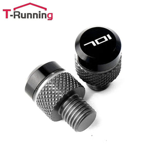 Planet Gates Grey-701 For Husqvarna Svartpilen 401 250 701 Vitpilen 250 Norden 901 2018-2024 Motorcycle CNC Mirrors Hole Plug Screws Caps Thread Bolt