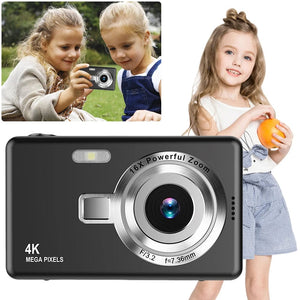 Planet Gates Grey / CHINA HD 1080P Portable Vlogging Camera 16X Zoom Autofocus Vlogging Camera Anti-Shake 2.4 Inch IPS Screen for Kid Adult Photography