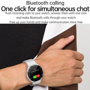Planet Gates Grey / CHINA New Bluetooth Call Smart Watch Men Sports Fitness Tracker Waterproof Smartwatch Large HD screen for huawei Xiaomi phone+box