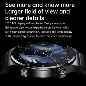 Planet Gates Grey / CHINA New Bluetooth Call Smart Watch Men Sports Fitness Tracker Waterproof Smartwatch Large HD screen for huawei Xiaomi phone+box