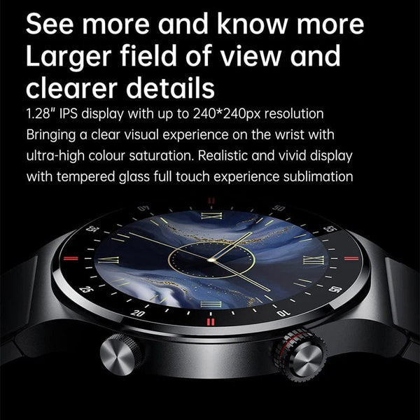 Planet Gates Grey / CHINA New Bluetooth Call Smart Watch Men Sports Fitness Tracker Waterproof Smartwatch Large HD screen for huawei Xiaomi phone+box
