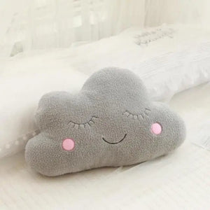 Planet Gates grey cloud New Stuffed Cloud Moon Star Raindrop Plush Pillow Soft Cushion Toys For Children Baby Kids Girl Christmas Gift Room Car Decor