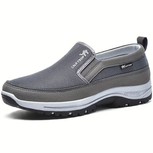 Planet Gates grey / CN39(EU38.5) Men's Slip On Comfortable Non-Slip Loafers: Lightweight Breathable Non-slip Casual Shoes For Men's Outdoor Activities