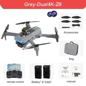 Planet Gates Grey Dual 4K-3B P15 Drone Professional 8K Dual Camera GPS 5G Omnidirectional Obstacle Avoidance Optical Flow Positioning Brushless 10000M Toys