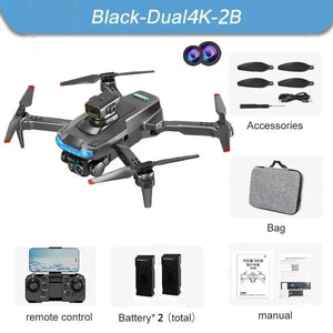 Planet Gates Grey Dual 4K-3B P15 Drone Professional 8K Dual Camera GPS 5G Omnidirectional Obstacle Avoidance Optical Flow Positioning Brushless 10000M Toys