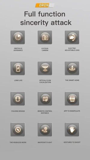 Planet Gates Grey Dual 4K-3B P15 Drone Professional 8K Dual Camera GPS 5G Omnidirectional Obstacle Avoidance Optical Flow Positioning Brushless 10000M Toys