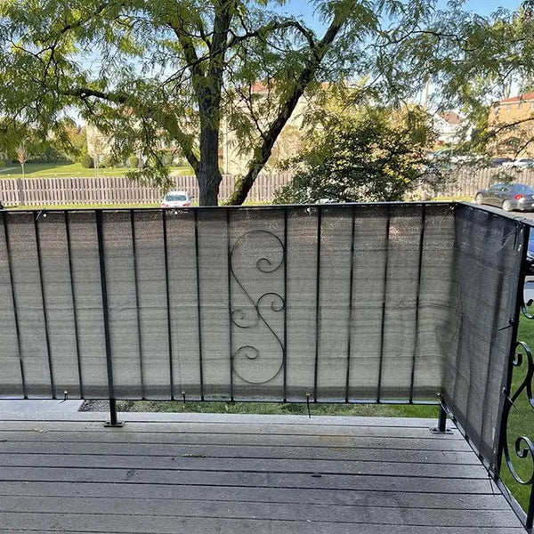 Planet Gates Grey Edge / 2mx5m / CHINA Gray Anti-UV Sunshade Net Balcony Privacy Screen Fence Net Garden Buildings Greenhouse Sun Shelter Fence Winding Shade Canopy