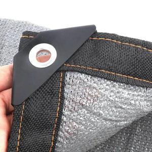 Planet Gates Grey Edge / 2mx5m / CHINA Gray Anti-UV Sunshade Net Balcony Privacy Screen Fence Net Garden Buildings Greenhouse Sun Shelter Fence Winding Shade Canopy