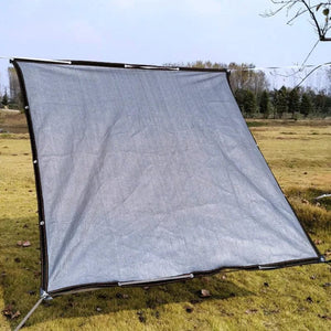 Planet Gates Grey Edge / 2mx5m / CHINA Gray Anti-UV Sunshade Net Balcony Privacy Screen Fence Net Garden Buildings Greenhouse Sun Shelter Fence Winding Shade Canopy