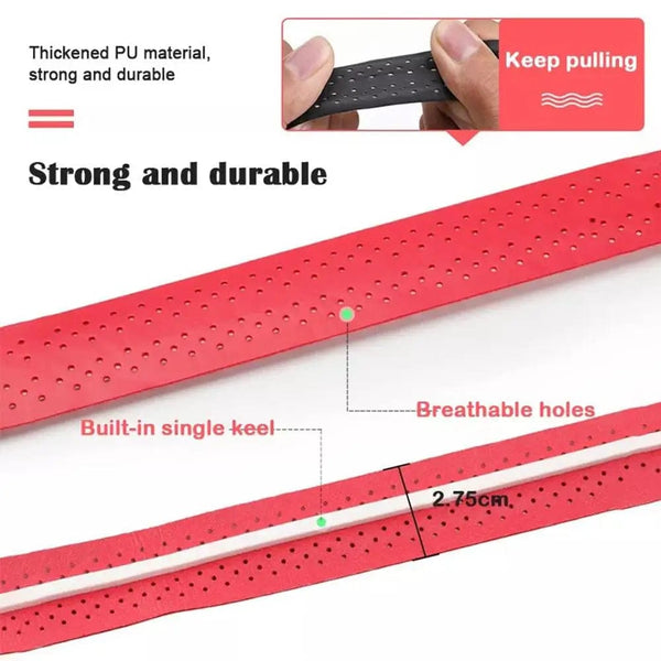 Planet Gates grey Hot Badminton Racket Sweatband Badminton Grip Breathable Anti-slip Sport Over Grip Sweatband For Tennis Badminton Fishing Rod