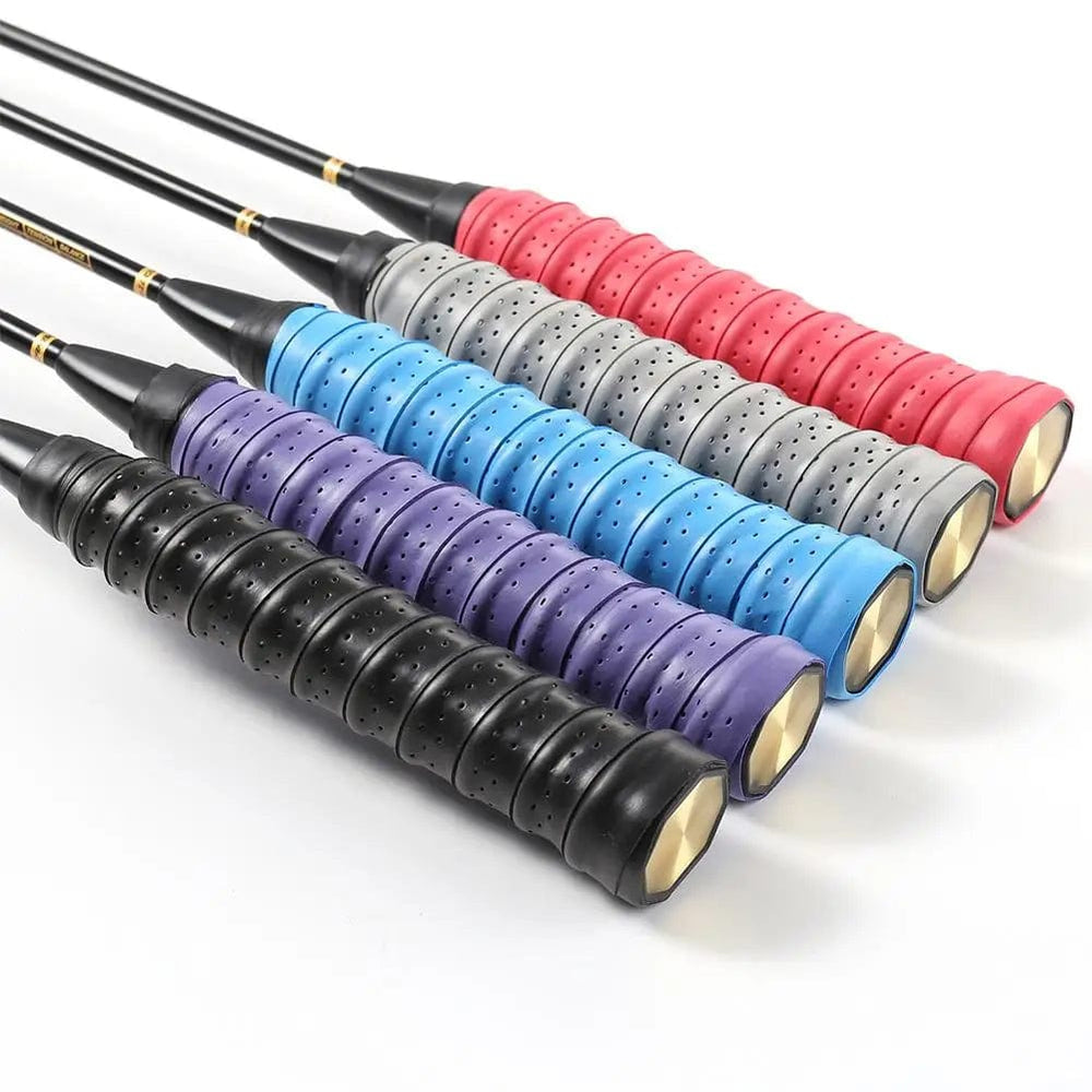 Planet Gates grey Hot Badminton Racket Sweatband Badminton Grip Breathable Anti-slip Sport Over Grip Sweatband For Tennis Badminton Fishing Rod