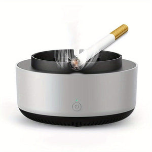 Planet Gates grey Intelligent Modern Smokeless Ashtray Air Purifier Car Room Smart Electronic Cigarette Ashtrays