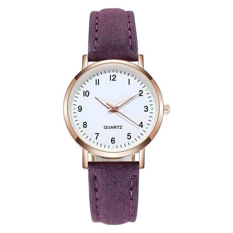 Planet Gates grey / No Ladies Diamond-studded Luminous Retro Female Watch Leather Belt Quartz Watch Women Simplicity Casual Decoration Wristwatches