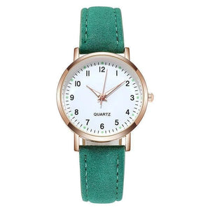 Planet Gates grey / No Ladies Diamond-studded Luminous Retro Female Watch Leather Belt Quartz Watch Women Simplicity Casual Decoration Wristwatches
