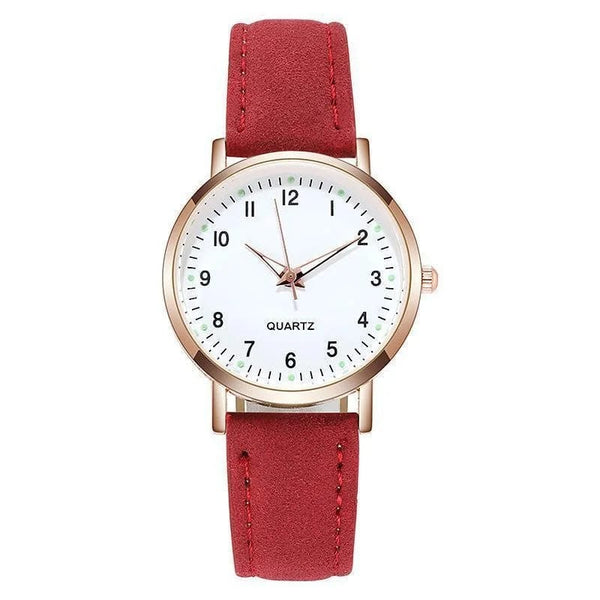 Planet Gates grey / No Ladies Diamond-studded Luminous Retro Female Watch Leather Belt Quartz Watch Women Simplicity Casual Decoration Wristwatches