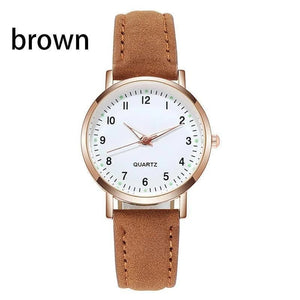 Planet Gates grey / No Ladies Diamond-studded Luminous Retro Female Watch Leather Belt Quartz Watch Women Simplicity Casual Decoration Wristwatches