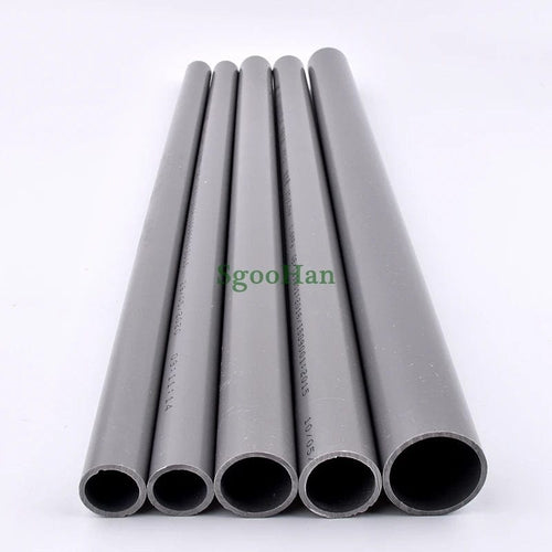 Planet Gates grey / outer dia 32mm 1PC OD 20/25/32mm UPVC Aquarium Fish Tank Pipe Home Garden DIY Shelf Tube Irrigation Watering Fittings 49~50cm Long