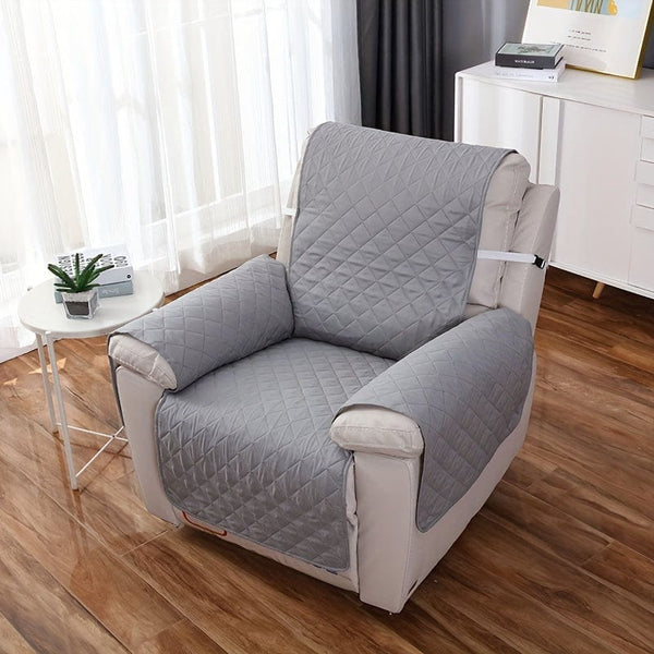 Planet Gates grey / Recliner 55*200CM/21.7*78.8IN 1pc Waterproof Recliner Cover Sofa Slipcover Washable Recliner Chair Cover Recliner Slipcover For Living Room Non-Slip Furniture Protector For Pets Dogs Cats Living Room Home Decor