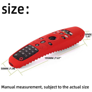 Planet Gates grey Remote Control Case Soft Silicone Protective Cover Compatible For  Smart TV AN-MR650A600 20GA 19BA