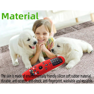 Planet Gates grey Remote Control Case Soft Silicone Protective Cover Compatible For  Smart TV AN-MR650A600 20GA 19BA