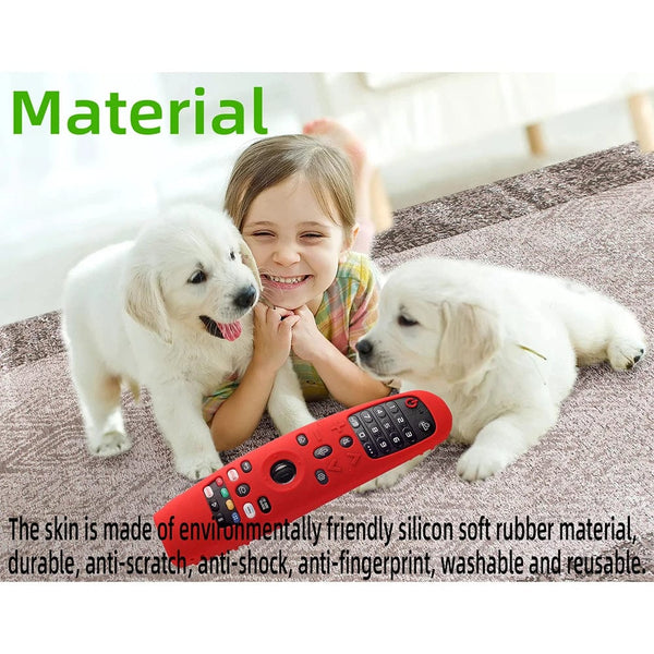 Planet Gates grey Remote Control Case Soft Silicone Protective Cover Compatible For  Smart TV AN-MR650A600 20GA 19BA