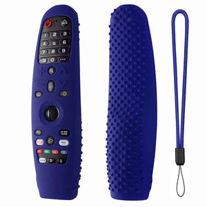 Planet Gates grey Remote Control Case Soft Silicone Protective Cover Compatible For  Smart TV AN-MR650A600 20GA 19BA