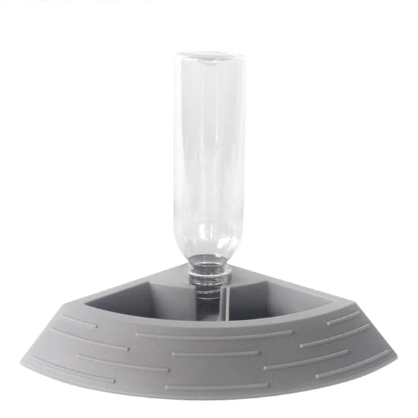 Planet Gates Grey Reptile Water/Food Feeder Automatic Dispenser Feeding Accessories for Turtles Bearded Dragon Gecko for Terrarium Tank