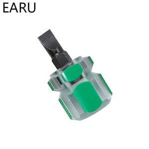 Planet Gates grey Screwdriver Kit Set Mini Small Portable Radish Head Screw Driver Transparent Handle Repair Hand Tools Precision Car Repair