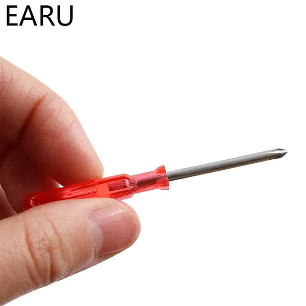 Planet Gates grey Screwdriver Kit Set Mini Small Portable Radish Head Screw Driver Transparent Handle Repair Hand Tools Precision Car Repair