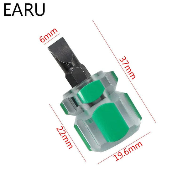 Planet Gates grey Screwdriver Kit Set Mini Small Portable Radish Head Screw Driver Transparent Handle Repair Hand Tools Precision Car Repair