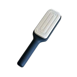 Planet Gates Grey Self-Cleaning Scalp Massage Comb Air-bag Hair Comb Portable Anti-Detangling Hair Brush For Hair Styling One-key Cleaning Tools