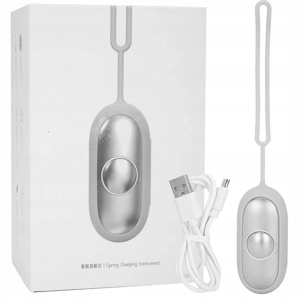 Planet Gates grey Sleep Aid Machine USB Charging Improved Insomnia Artifact Focus Attention Lightweight Sleeping Device for Insomnia Brain Massage