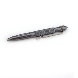 Planet Gates Grey Tactical Pen Multifunction Aluminum Alloy Emergency Glass Breaker Pen Outdoor Camping Security Survival Tools