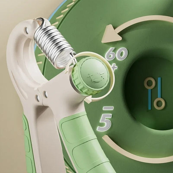 Planet Gates Grip Strength Trainer, Hand Squeezer Adjustable Resistance, Hand Grip Strengthener for Muscle Building and Injury Recovery