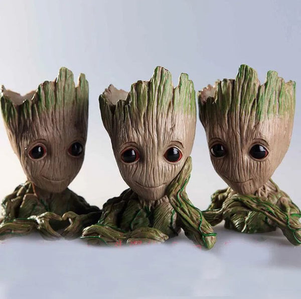Planet Gates Groot Tree Flowerpot Action Figures Model Toys