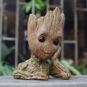 Planet Gates Groot Tree Flowerpot Action Figures Model Toys