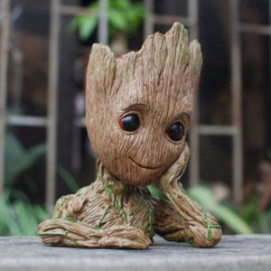 Planet Gates Groot Tree Flowerpot Action Figures Model Toys